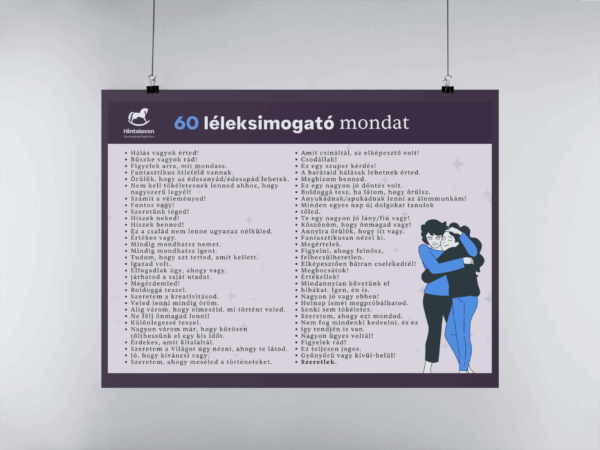 60 léleksimogató mondat - Plakát