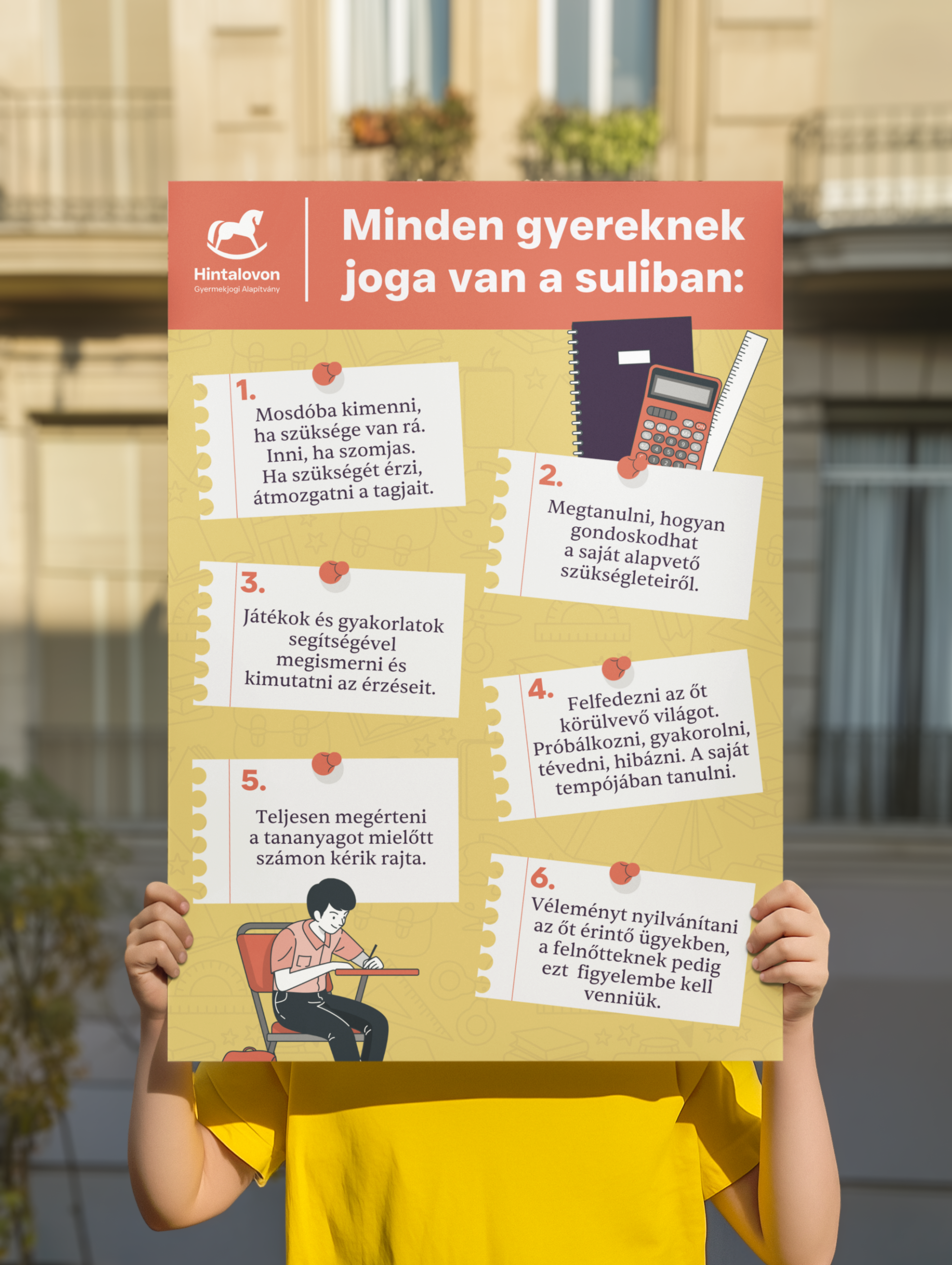 Minden gyereknek joga van a suliban ...