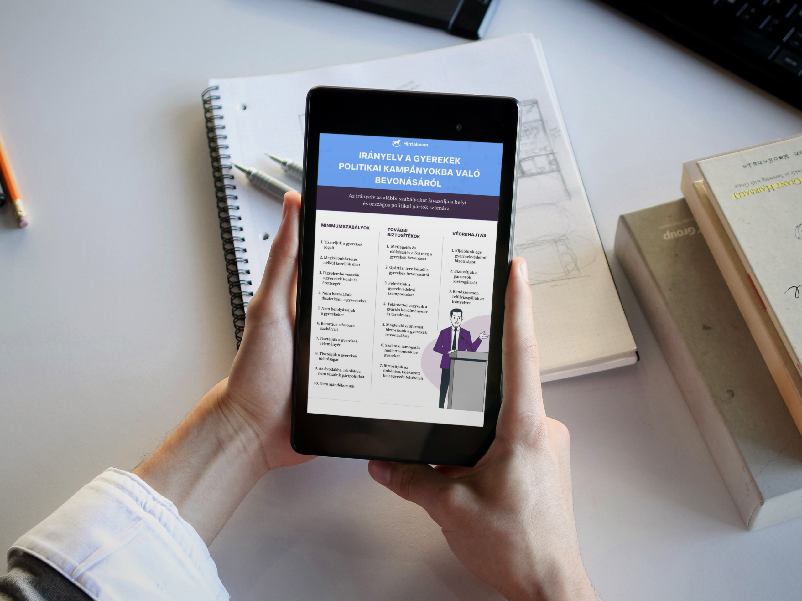 Irányelv a gyerekek politikai kampányokba való bevonásáról